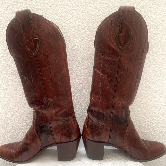 Rare Vintage Justin Brown Cowboys Boots - Picture 6 of 14